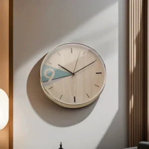 Round Golden & Green Watch1