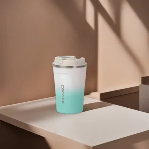 Stainless 380ml Blue Digital Watch Vacuum Flask1