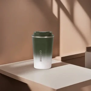 Stainless 380ml Green Digital Watch Vacuum Flask1