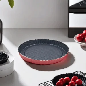 Trueval 26cm Classic Red Tart Pan1
