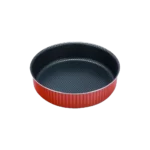 Trueval 26cm Classic Round Red Oven Pan