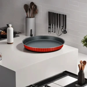 Trueval 32cm Classic Red Pizza Pan1