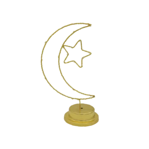 Ramadan 28cm Crescent & Star Decor