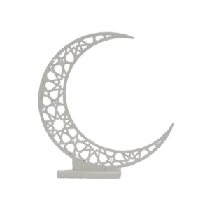 Ramadan 30cm White Crescent Stand