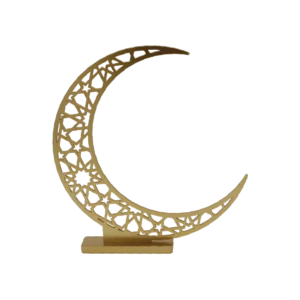 Ramadan 63x55cm Golden Crescent Decor