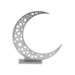 Ramadan 63x55cm Silver Crescent Decor