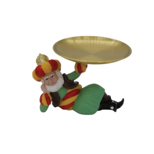 Ramadan 16x14cm Laying Down Elder Person Holding Golden Plate