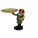 Ramadan 16x8cm Person Holding Golden Plate & Crescent