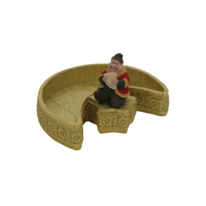 Ramadan 8x15x3cm Persona with Crescent Shaped Dish