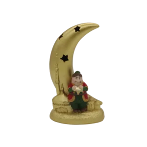 Ramadan 21x12cm Persona with Crescent Stand Decor
