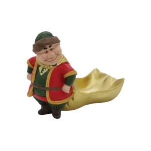 Ramadan 17x21x10cm Persona with Golden Cape Shaped Plate