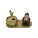 Ramadan 12x9cm Persona with Golden Censer on Plate