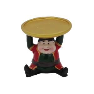 Ramadan 9x8cm Sitting Person Holding Plate