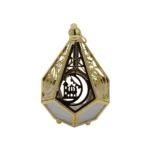 Ramadan 20x6cm Golden Lantern with Light