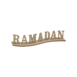 Ramadan 40x6x10cm Wooden Stand Decor
