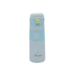 Stainless Steel 550ml Simple Blue Vacuum Flask