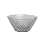 Transparent Glass 2150ml Patterned Bowl