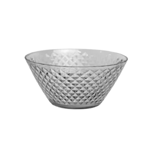 Transparent Glass 2150ml Patterned Bowl