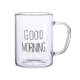 Transparent Good Morning Long Mug