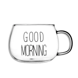 Transparent Good Morning Round Mug