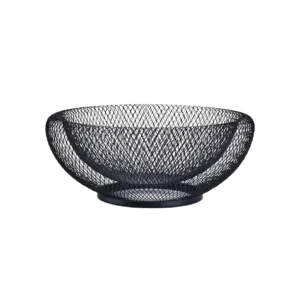 Black Mesh Fruits Iron Basket