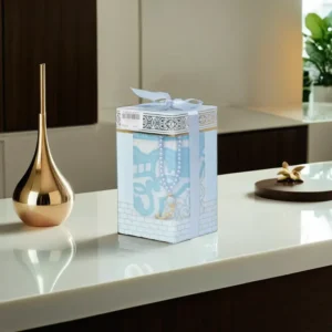 Blue Prayer Rug with Rosary1