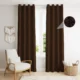  Dark Brown 140x240cm Velvet Curtain