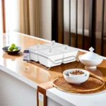 Glass-White-Squared-4-Sections-Serving-Set-with-Lids-&-Iron-Stand1