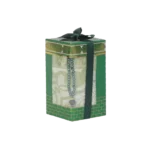 Green Prayer Rug with Rosary