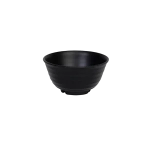 Melamine 15cm black seving bowl