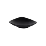 Melamine 18cm Black Triangular Serving Plate