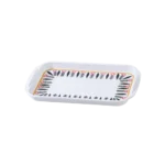 Momaz White & Black Bedouin Design Serving Tray