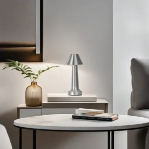 Portable Silver Umbrella Shaped Portable Lambader