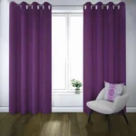 Purple 140x240cm Velvet Curtain