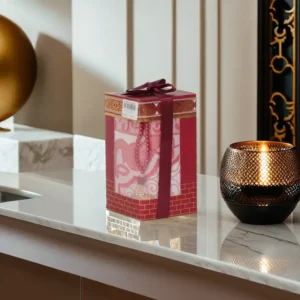 Red Prayer Rug with Rosary1