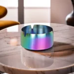 Stainless Steel 12cm Gradiant Design Ashtray1