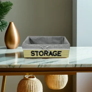 Wooden 20x12cm Yellow Box1