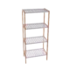 Bamboo 4 Tier 50x112cm White Stand