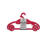 Beehome 4Pcs Red Cloth Hangers Set