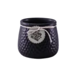 Ceramic 7x7cm Black Pot