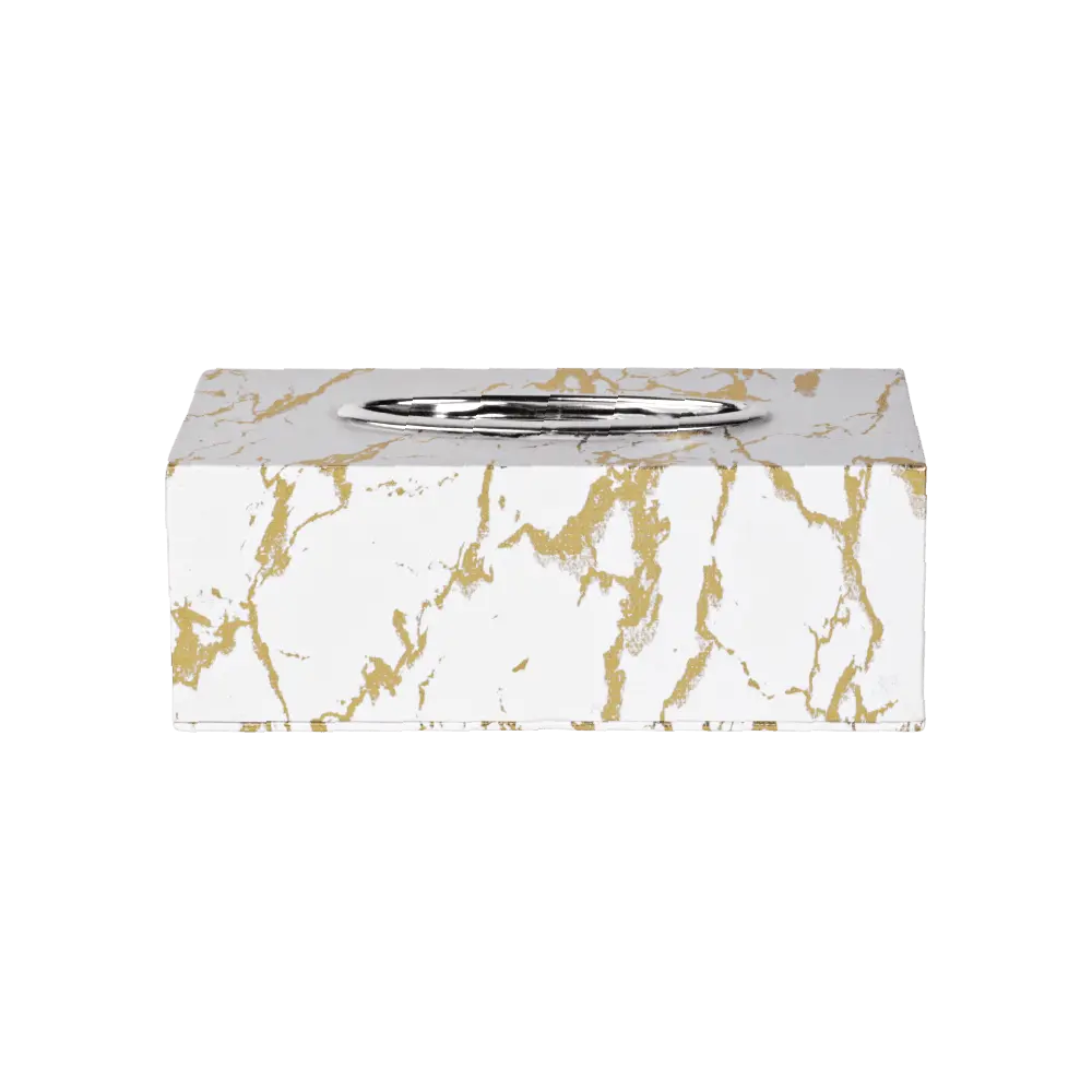 Gold-&-White-Marble-Design-Tissue-Box