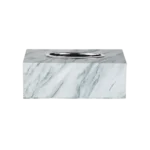 Green Marble Design Tissue Box