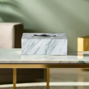 Green Marble Design Tissue Box1