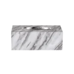 Grey Marble Design Tissue Box