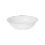 La Table Eelegante 23cm Porcelain Silver Frame Salad Bowl