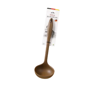 Momaz Brown Deep Silicone Soup Ladle