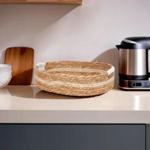 Straw 24x34x8cm Oval Basket1