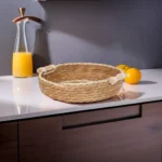 Straw 25x30x6cm Round Basket1