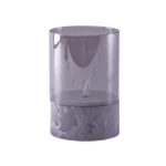 Transparent 10x15cm  Black Flamless Led Candle