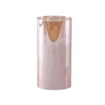 Transparent 7.5x15cm Golden Flamless Led Candle